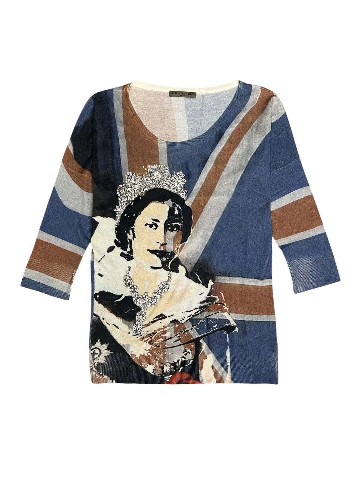 Alexander McQueen F/W 08 Jeweled Cashmere Sweater Size S / US 4 / IT 40 - 1 Thumbnail