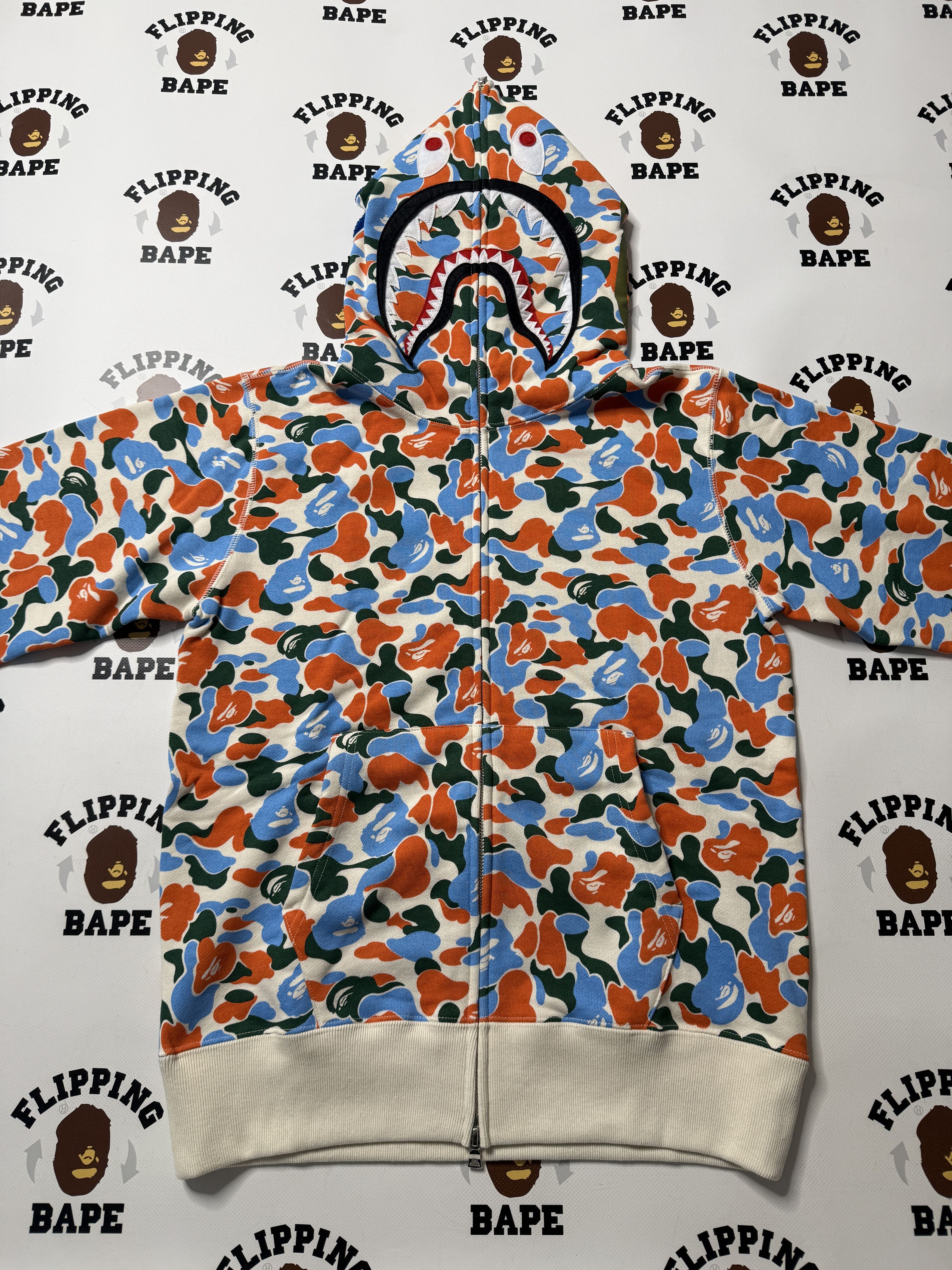 Bape BAPE STORE INDONESIA SHARK FULL ZIP HOODIE (2023) Size US M / EU 48-50 / 2 - 9 Thumbnail