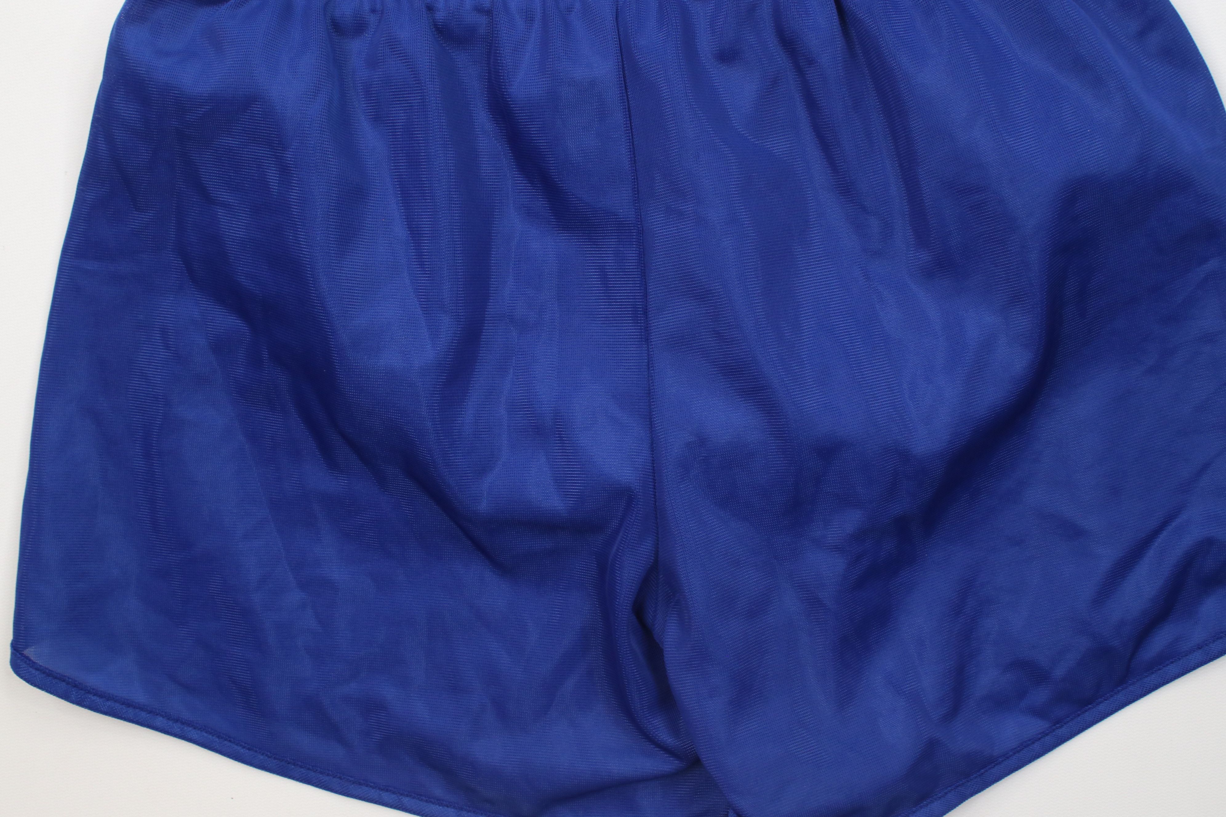 Vintage Vintage Streetwear Nylon Lined Running Short Shorts USA Blue Size US 32 / EU 48 - 11 Thumbnail