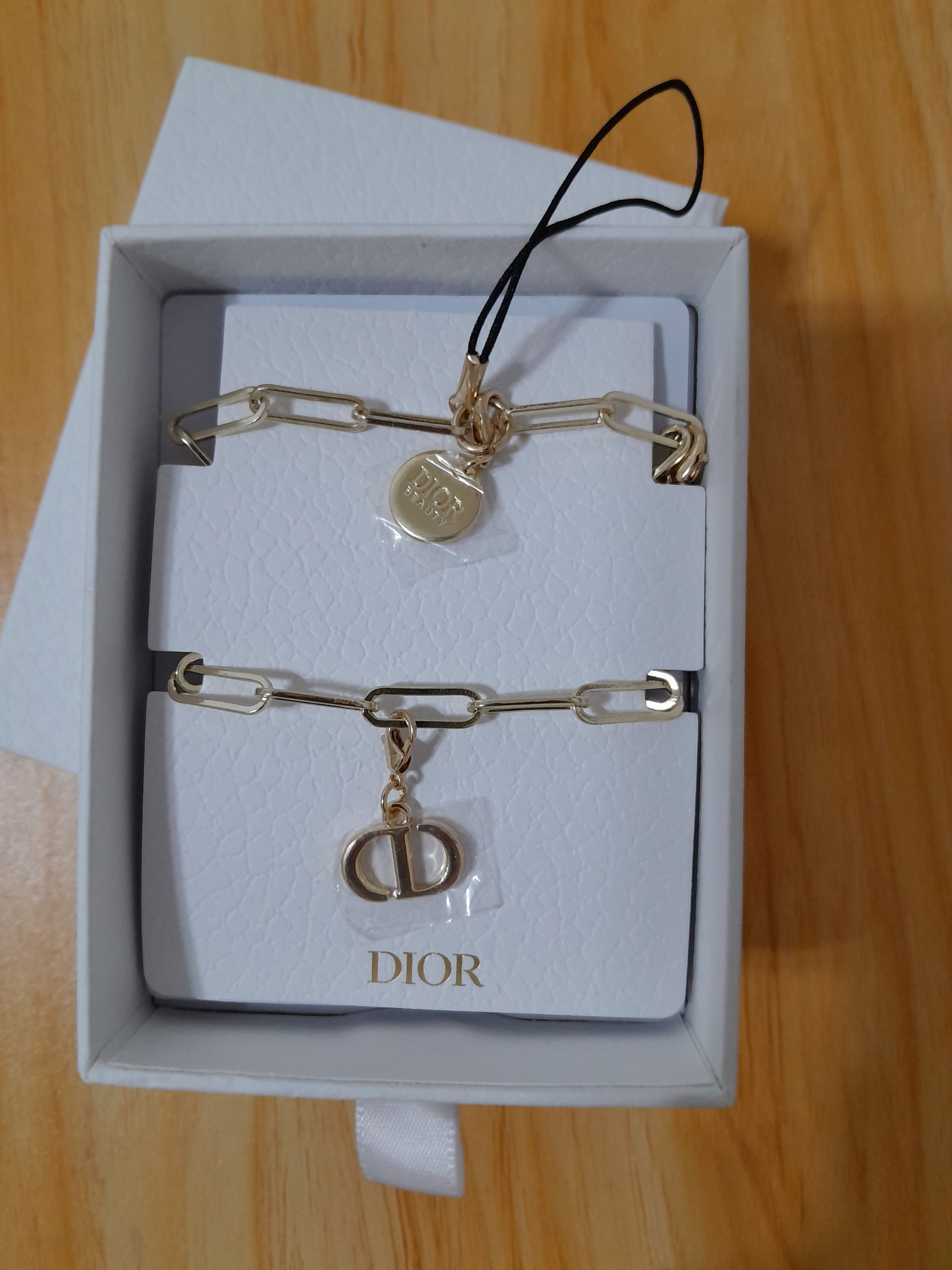 Dior Dior Crystal Member Welcome Gift Gold Phone Charm Size ONE SIZE - 5 Thumbnail