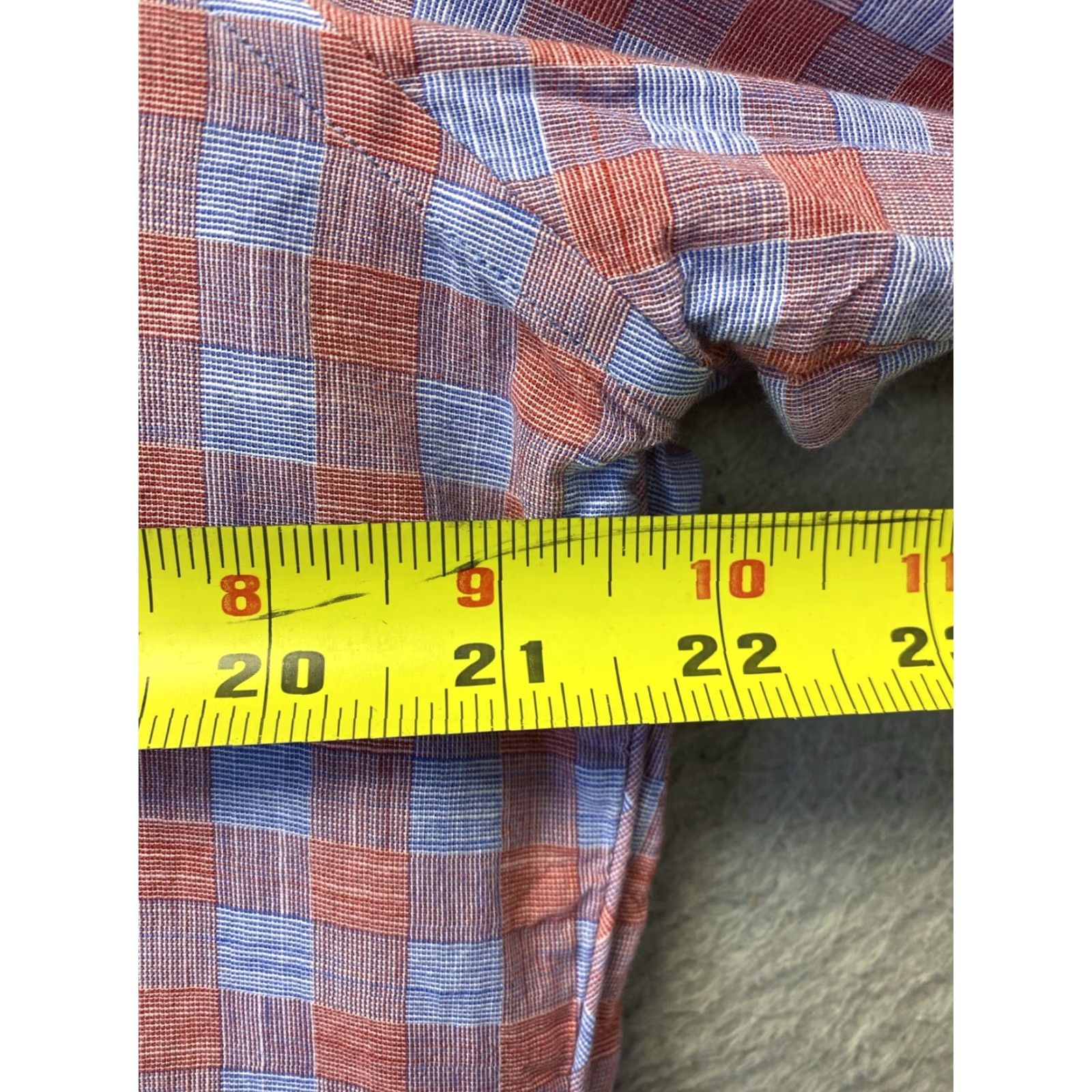 Pinko VINTAGE Zachary Prell Shirt Men L Pink Blue Plaid Cotton Long Sleeve Button-Up Size US L / EU 52-54 / 3 - 7 Thumbnail