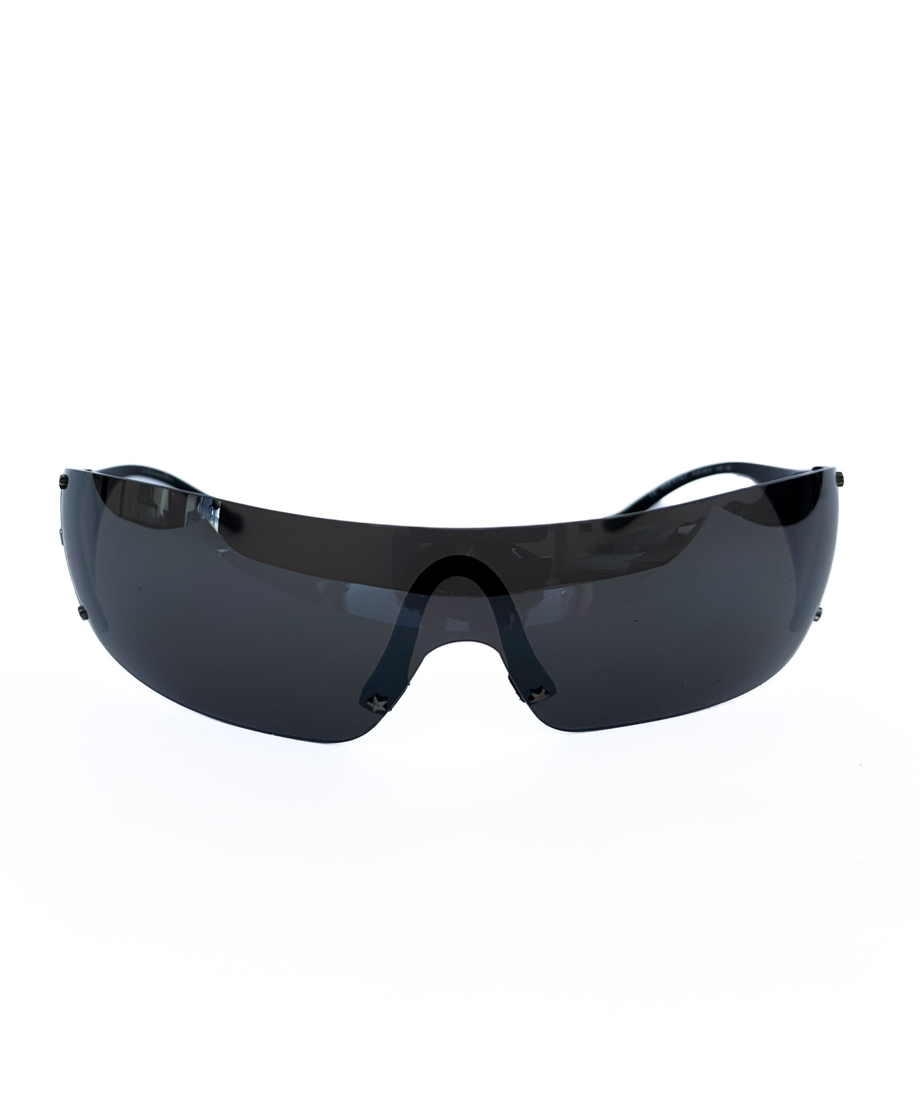 Dior 🔴 DIOR Sunglasses Ski 5 Black Shield Mask Wrap GALLIANO Size ONE SIZE - 10 Thumbnail