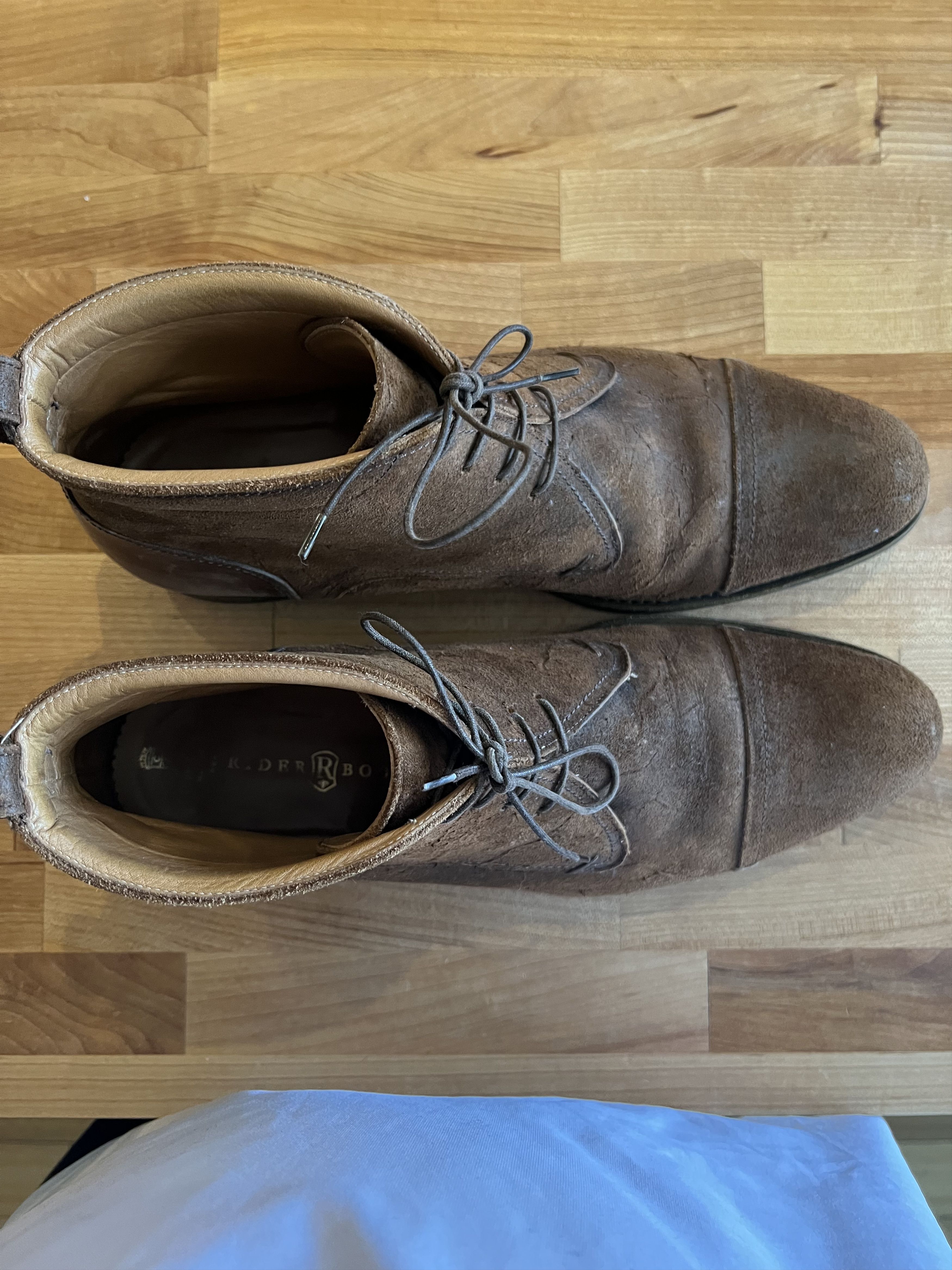 Rider Boot Co. Rider Boot Co. Jackson Men’s Suede Dress Boots - Size: 12 Size US 12 / EU 45 - 4 Thumbnail