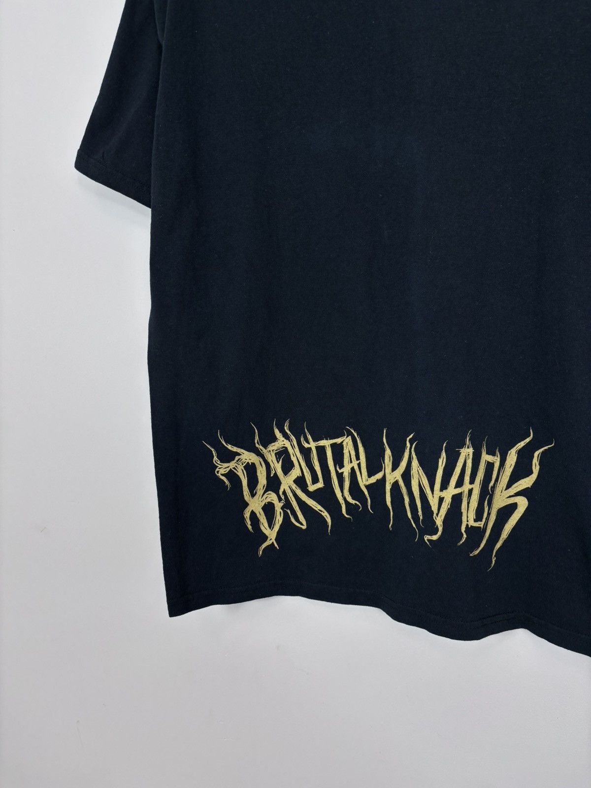 Band Tees Brutal Knack The End Is Near Big Logo Black T-Shirt Tee Size US M / EU 48-50 / 2 - 14 Thumbnail