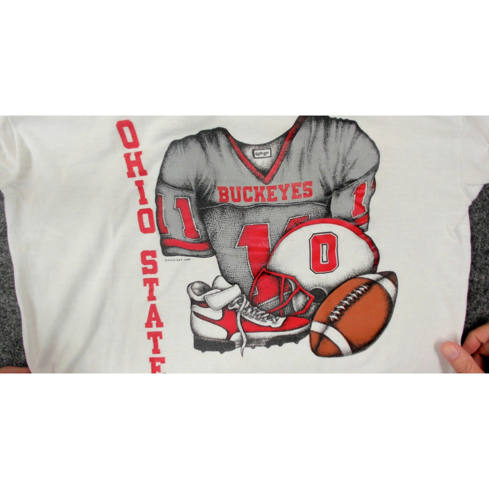 Vintage Vintage 1989 Ohio State Buckeyes Single Stitch Tee Size US S / EU 44-46 / 1 - 7 Thumbnail