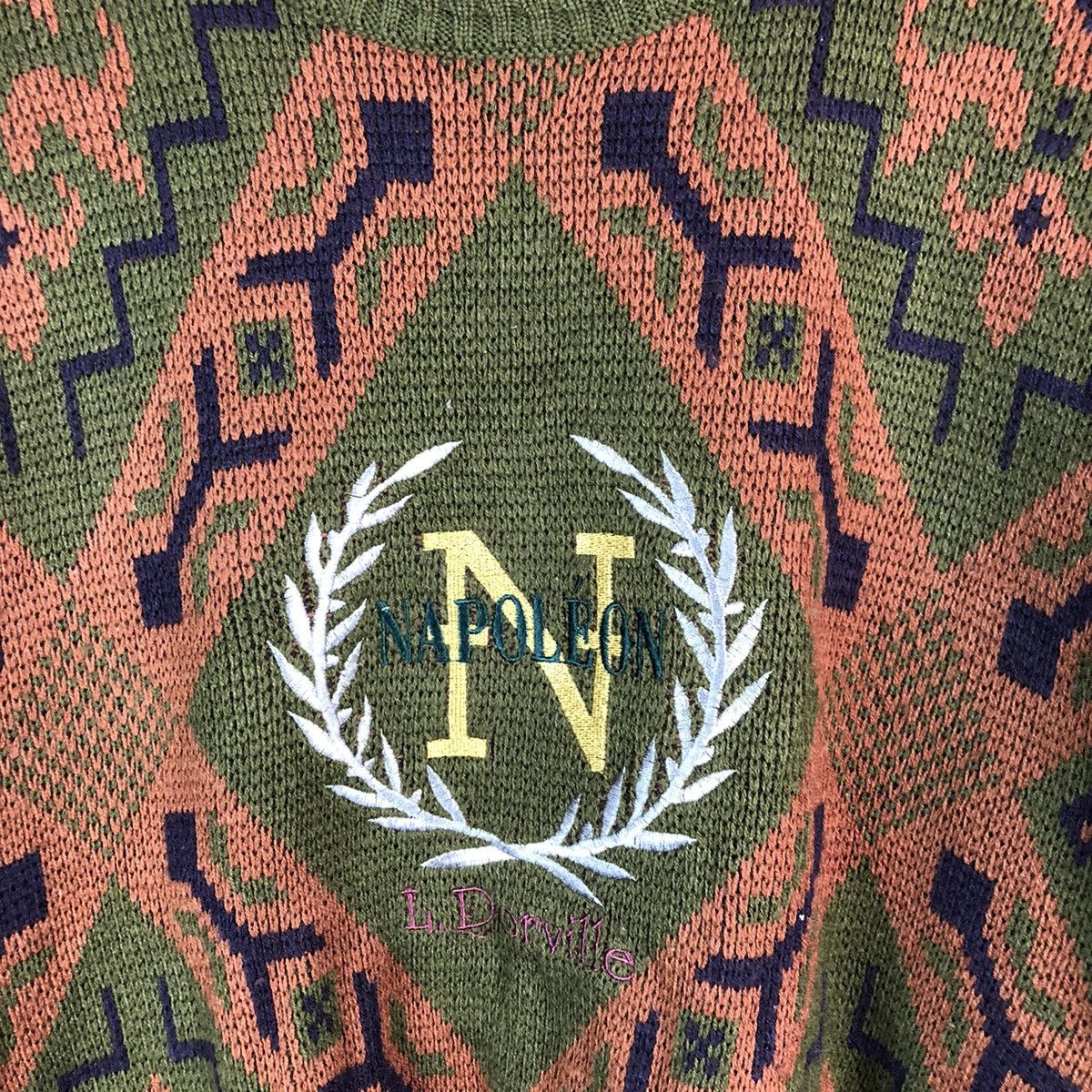 Homespun Knitwear × Japanese Brand × Vintage Napo Leon vintage art Brown Knitwear #A1720 Size US M / EU 48-50 / 2 - 9 Thumbnail