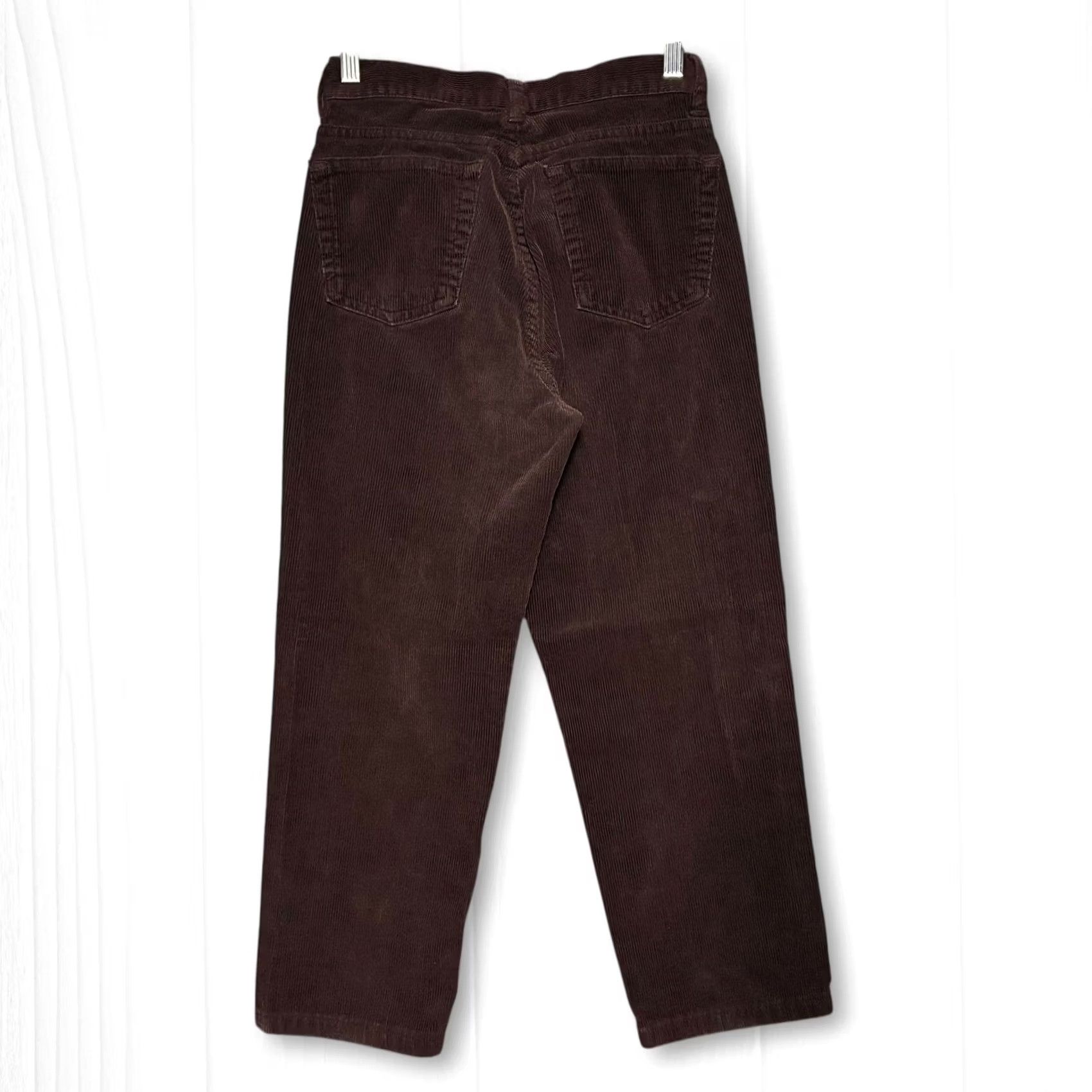 Gap VINTAGE GAP Jeans No 3 Classic Fit Brown Corduroy Cropped Fit Pants Women's 4 Size 27" / US 4 / IT 40 - 2 Thumbnail