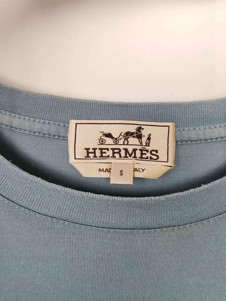 Hermes Hermes Men's Printed Logo Short Sleeve Size US S / EU 44-46 / 1 - 3 Thumbnail