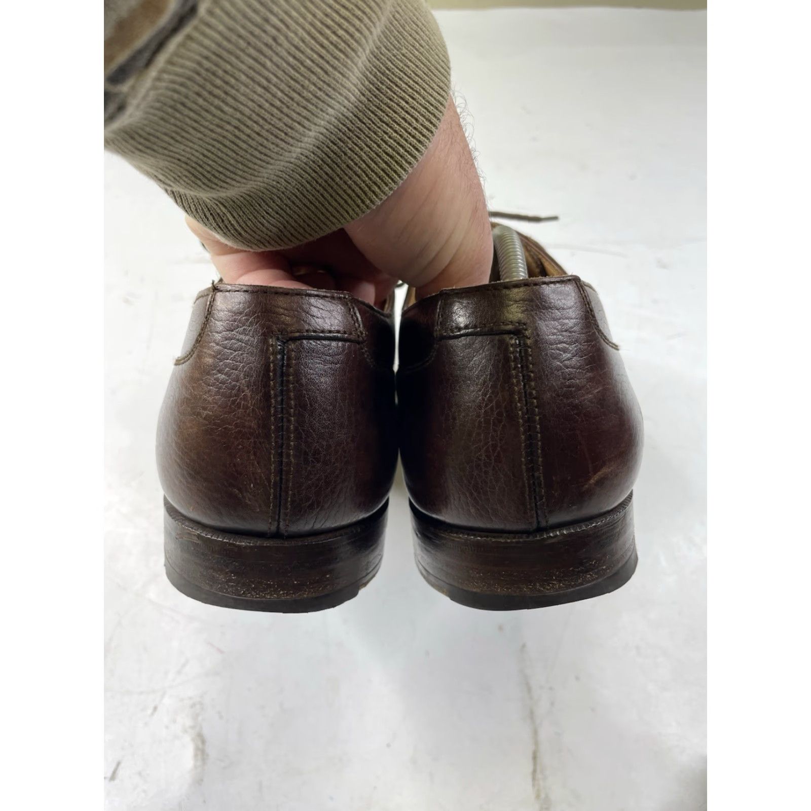 Brooks Brothers Brooks Brothers Peal & Co ENGLAND Brown Leather Split Toe Blucher Dress 12 D Oxford Shoes Men Leather Brown 12 D ENGLAND Brooks Brothers Shoes Size US 12 / EU 45 - 7 Thumbnail