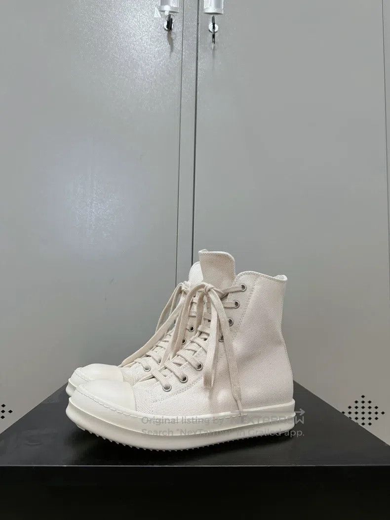 Rick Owens Rick Owens Top-tier ivory milk Converse Size US 5.5 / IT 35.5 - 1 Thumbnail