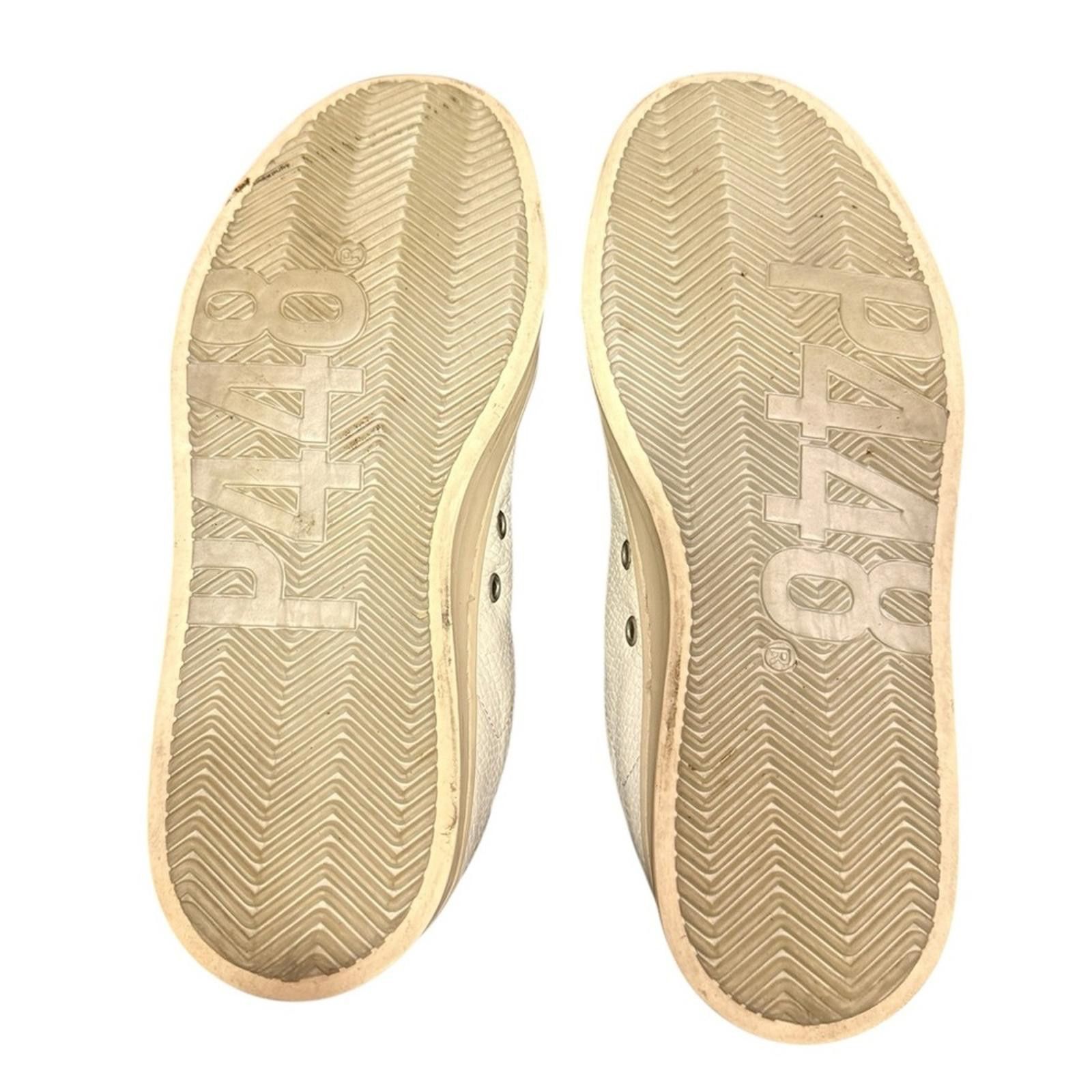 P448 P448 White Leather and Suede John Sneakers Sz 6.5 Size US 6.5 / IT 36.5 - 7 Thumbnail