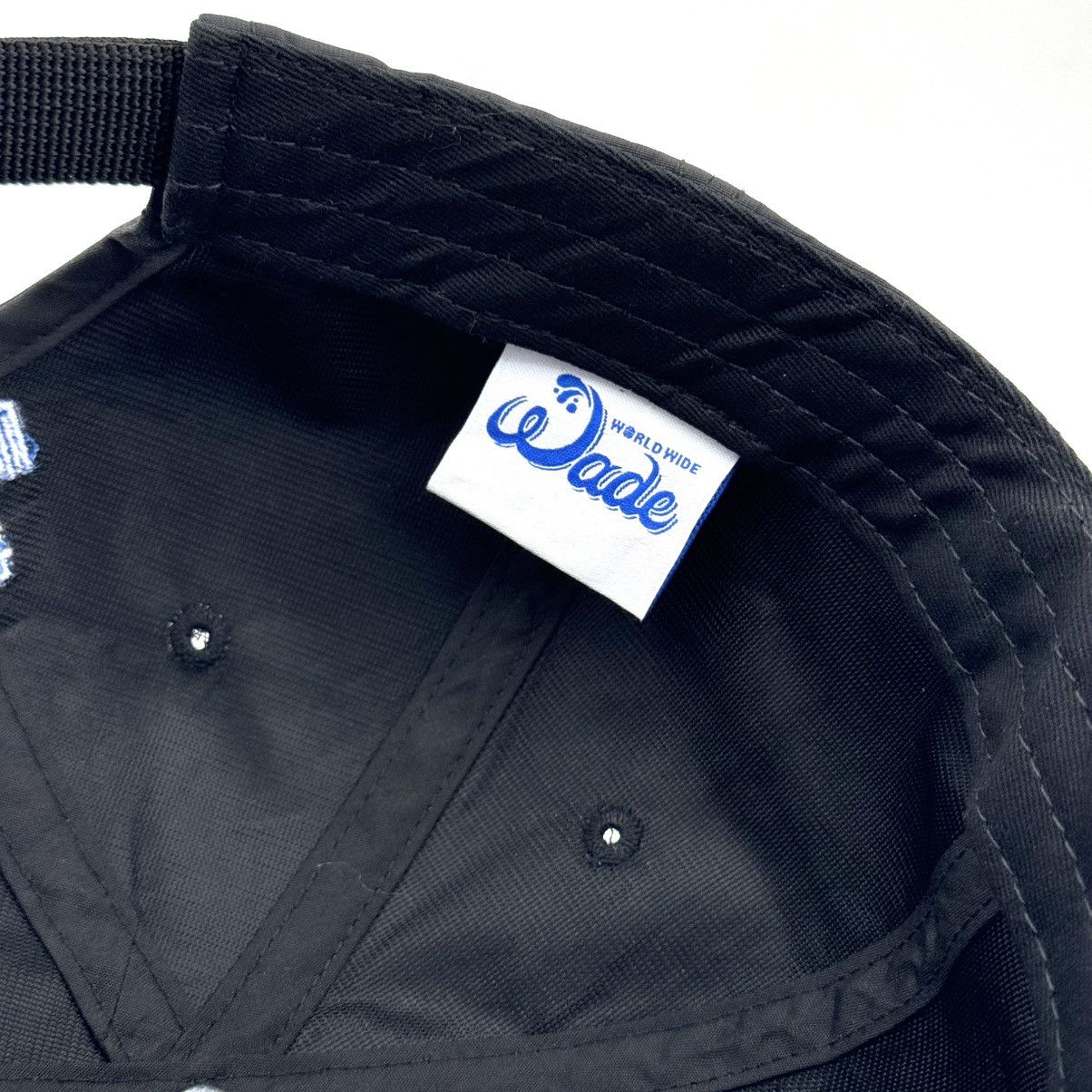 Other PUBG Seongsu x WADE Nylon Black Cap Blue Embroidery Korea Size ONE SIZE - 7 Thumbnail