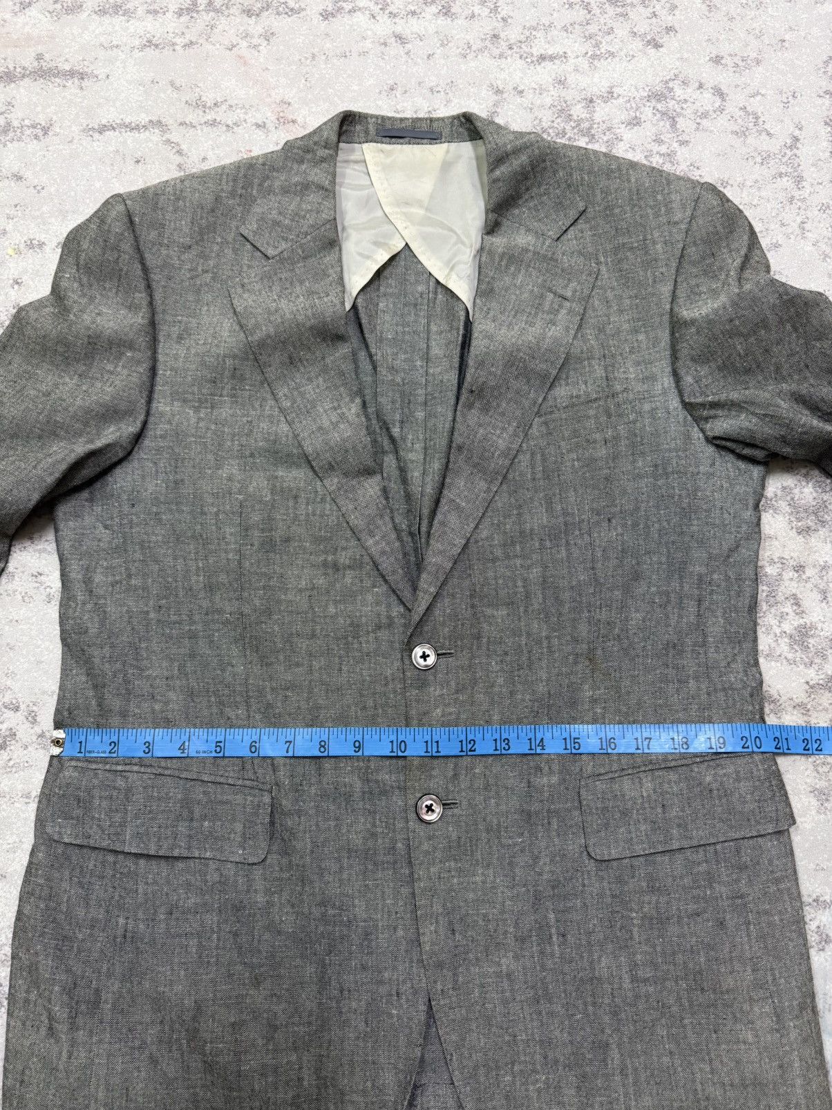 Burberry Burberry London Linen Blazer Size US M / EU 48-50 / 2 - 16 Thumbnail