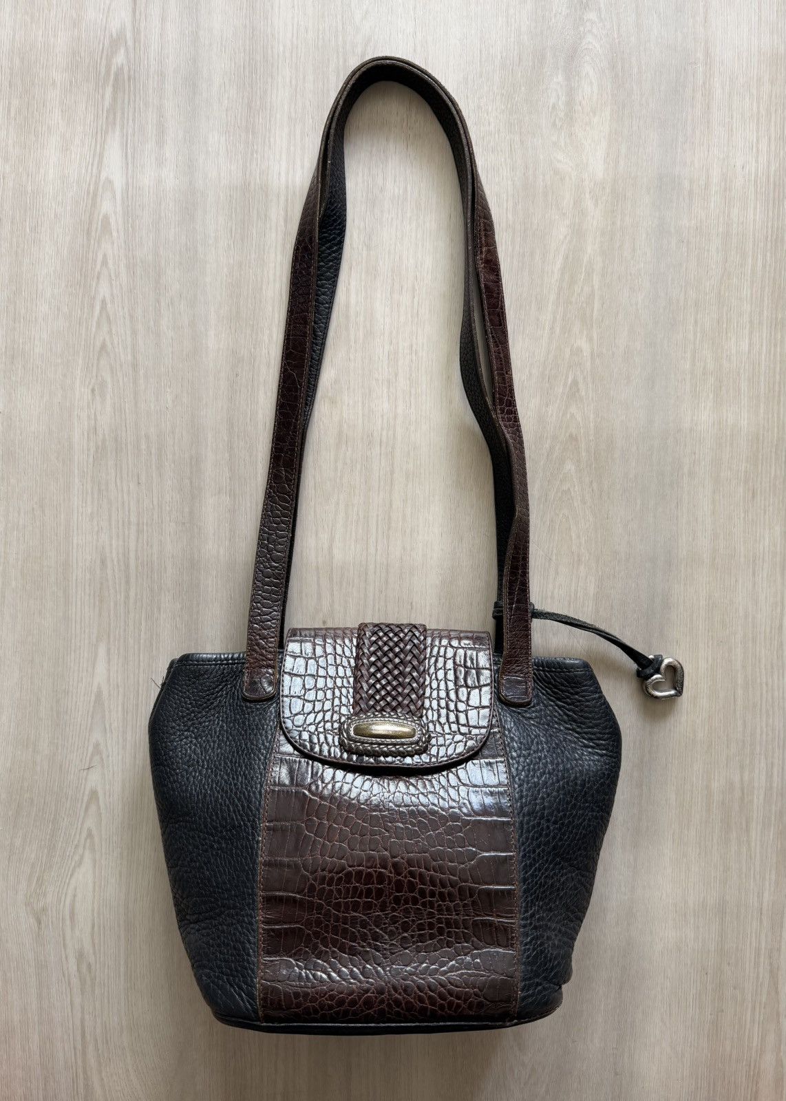 Brighton Vtg Brighton Leather Handbag Purse Crossbody Shoulder Bag Size ONE SIZE - 1 Thumbnail