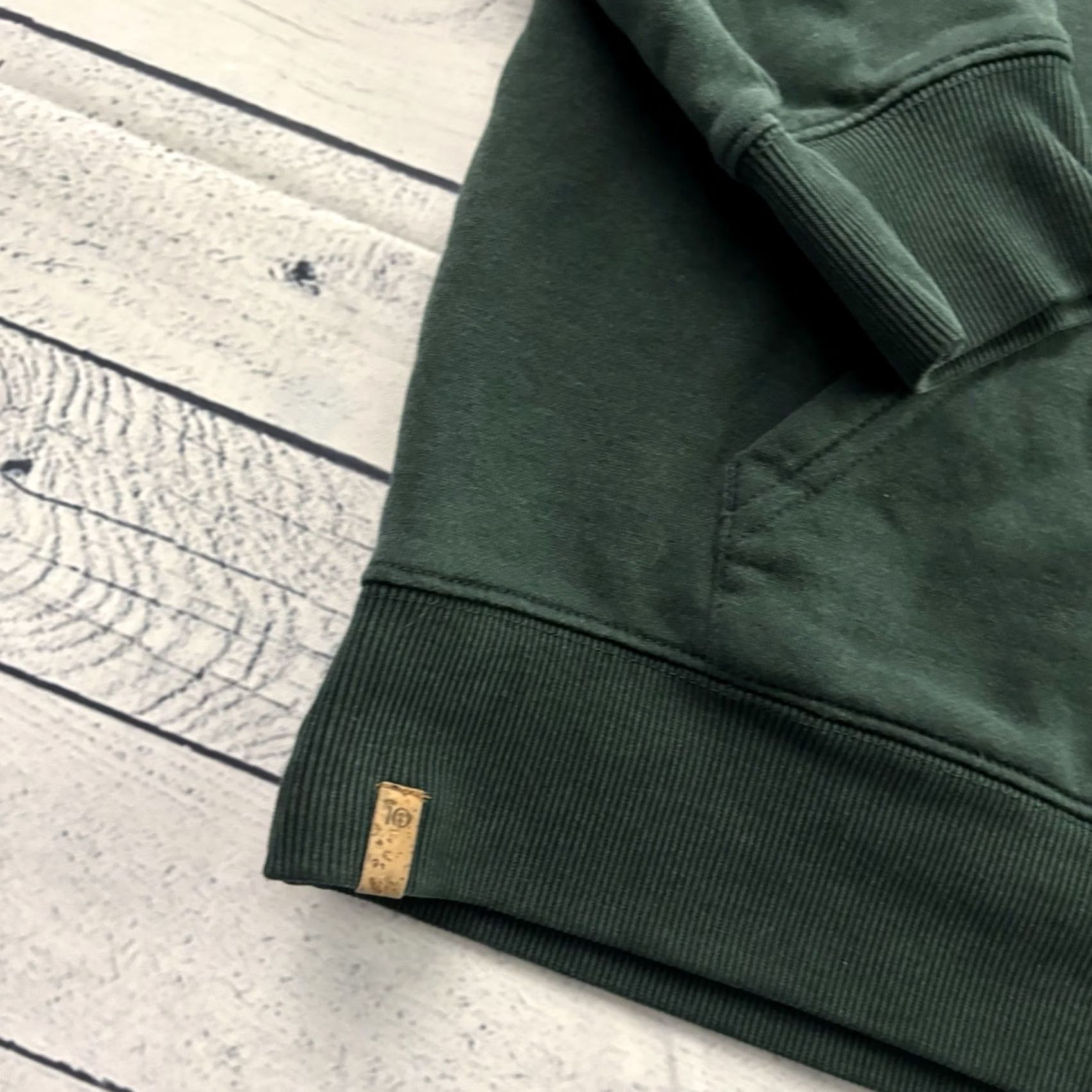 tentree TenTree Pullover Hoodie Men L Green Sweatshirt Hooded Long Sleeve Cotton Winter Fall Spring Vintage: No Size US L / EU 52-54 / 3 - 2 Thumbnail