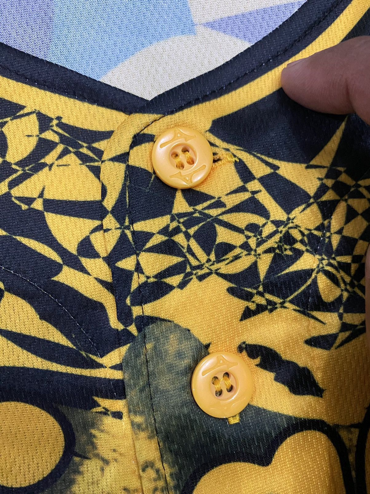 MLB Rare❗️ HANSHIN TIGERS × MIZUNO JAPAN FULL PRINT JERSEY SHIRT Size US M / EU 48-50 / 2 - 7 Thumbnail