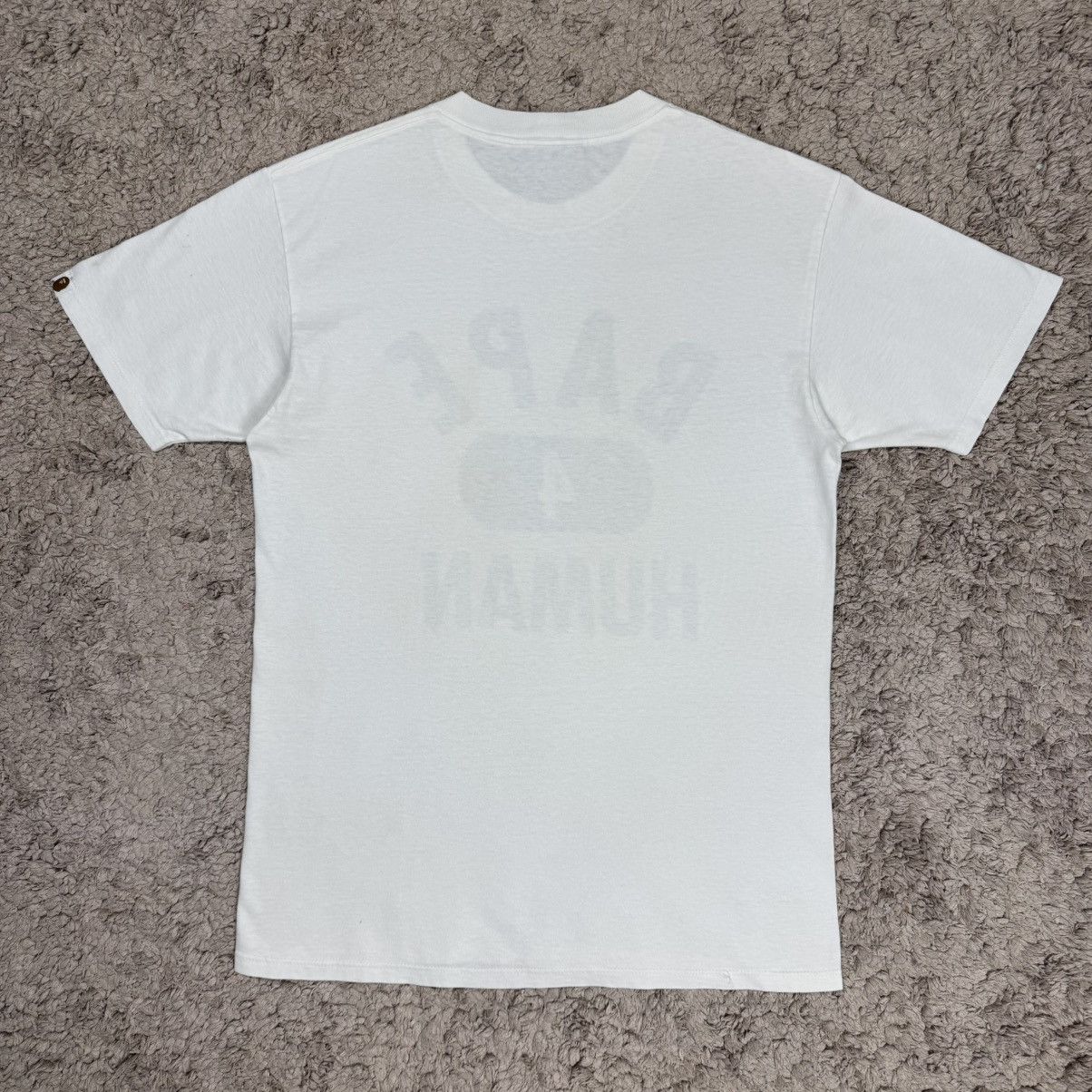 Vintage Vintage Bape 4 Human Rare T-shirt Size US M / EU 48-50 / 2 - 2 Thumbnail