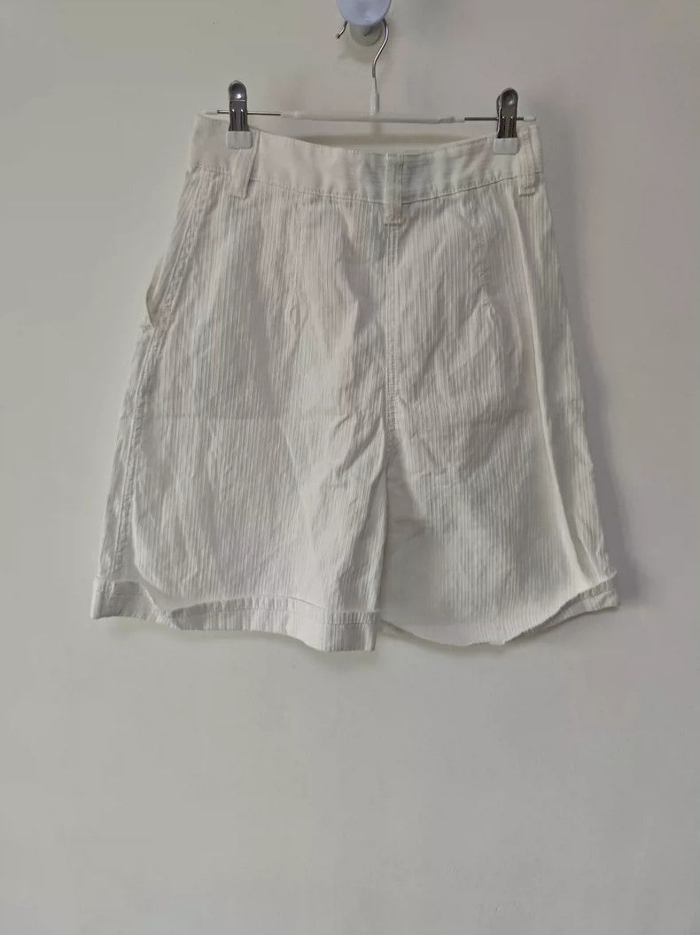 Loewe LOEWE White cotton shorts Size 42" / US 20 - 2 Thumbnail