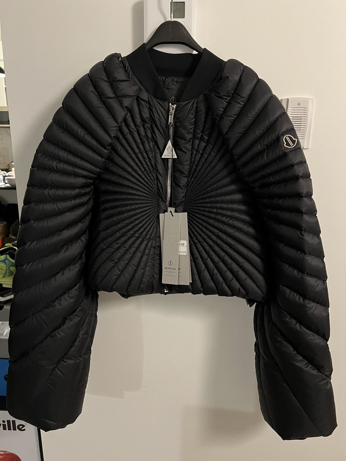 MONCLER×RICK OWENS 2023/24 ジャケット RADIANCE CONVERTIBLES Rick owens x moncler fw23 convertible radiance jacket black