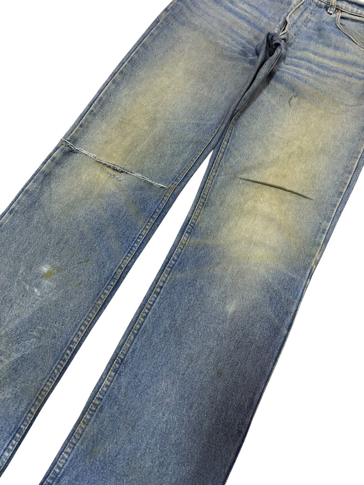 Levi's Vtg 80s Levis 515 Distressed Mud Wash Jeans Size US 29 - 3 Thumbnail