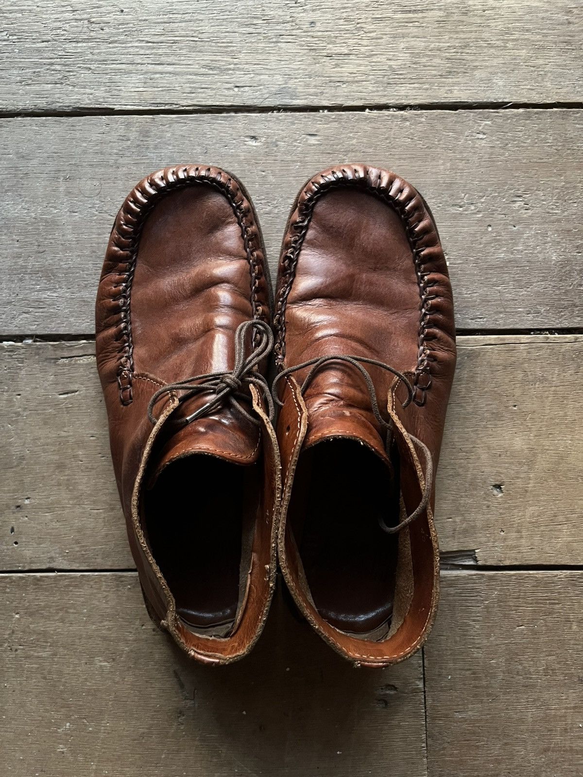 Buttero Vintage Buttero Handmade Italian Leather Ankle Leather Laced Size US 8.5 / EU 41-42 - 3 Thumbnail