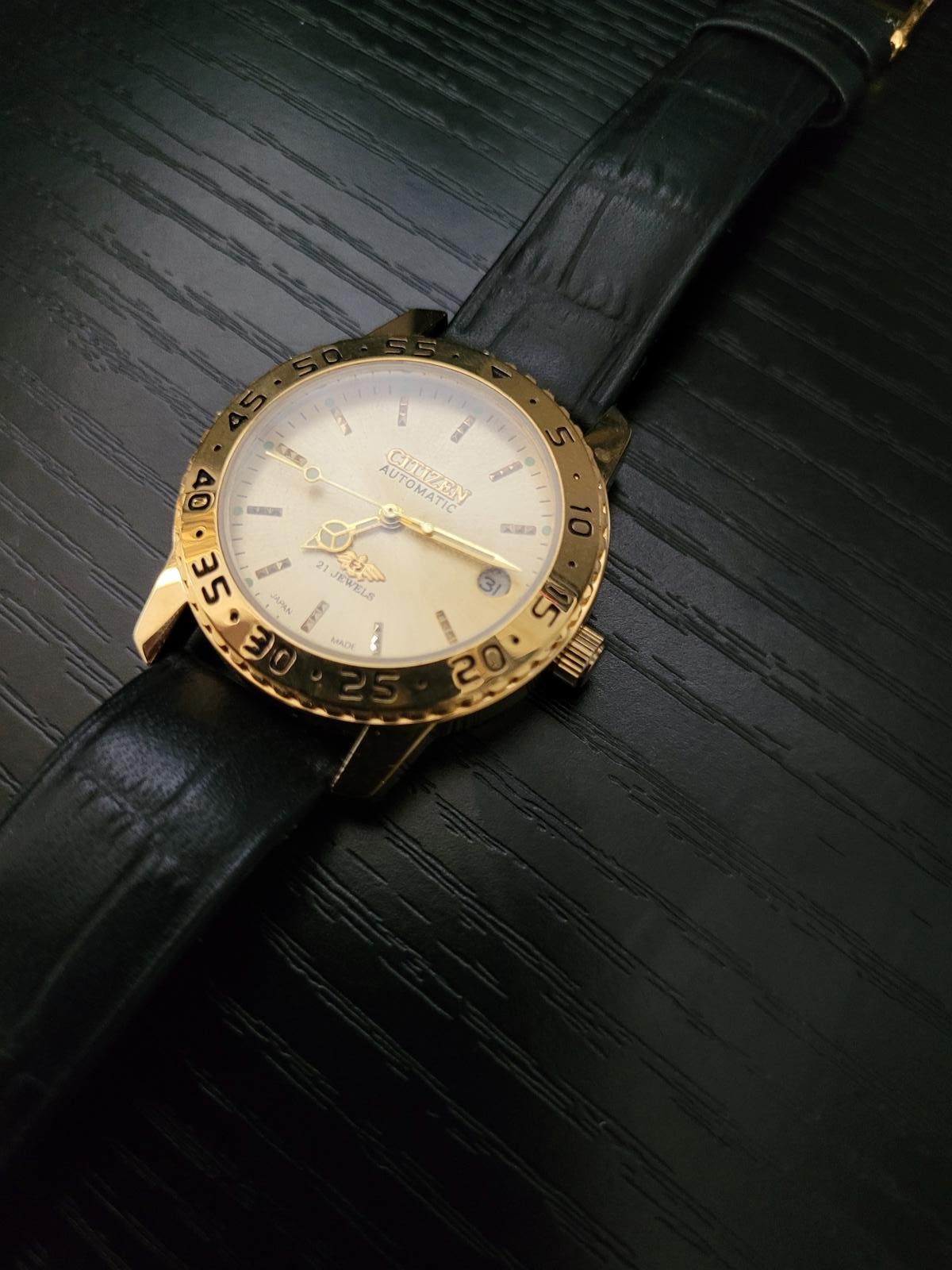 image of Nos Vintage Citizen Kk140 Automatic Men's Watch in Gold