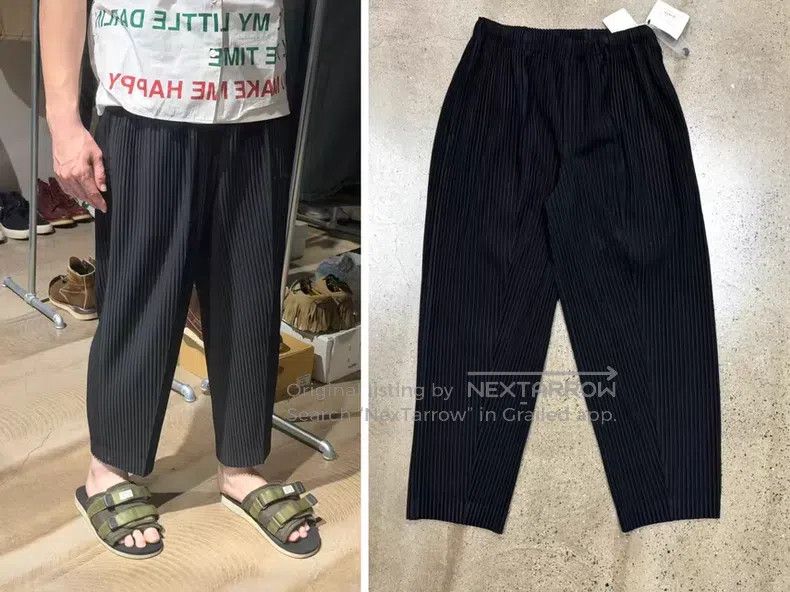Issey Miyake Issey Miyake size:1 Ruffle Pants Black Size 31" - 1 Thumbnail