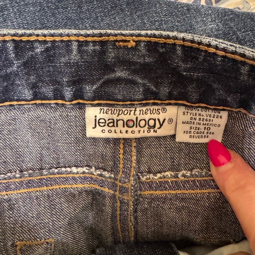 Other Newport News Jeanology Women's Long Denim Skirt Blue Size M Size 32" / US 10 / IT 46 - 5 Thumbnail