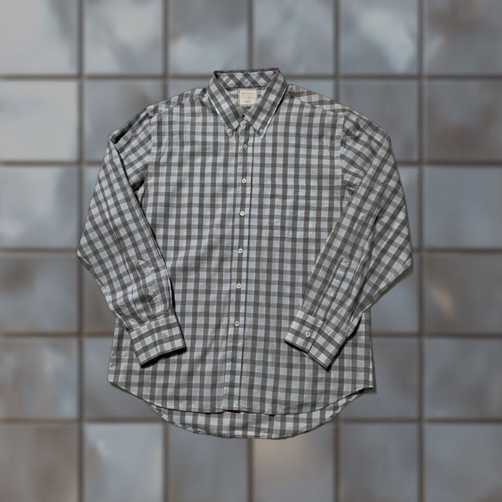 Billy Reid Billy Reid Standard Cut Plaid Cotton Casual Mens Long Sleeve Button Shirt XL Multicolor Size US XL / EU 56 / 4 - 1 Thumbnail