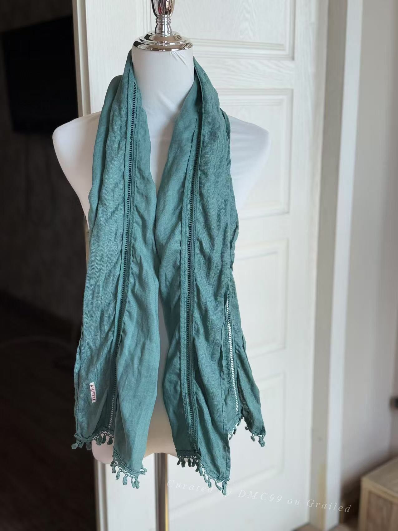 Kapital Kapital Cotton Linen Scarf Size ONE SIZE - 1 Thumbnail
