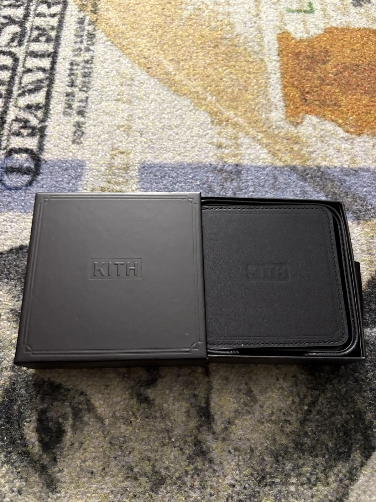 Kith Kith Monogram Leather Coaster Set of 6 Size ONE SIZE - 2 Thumbnail