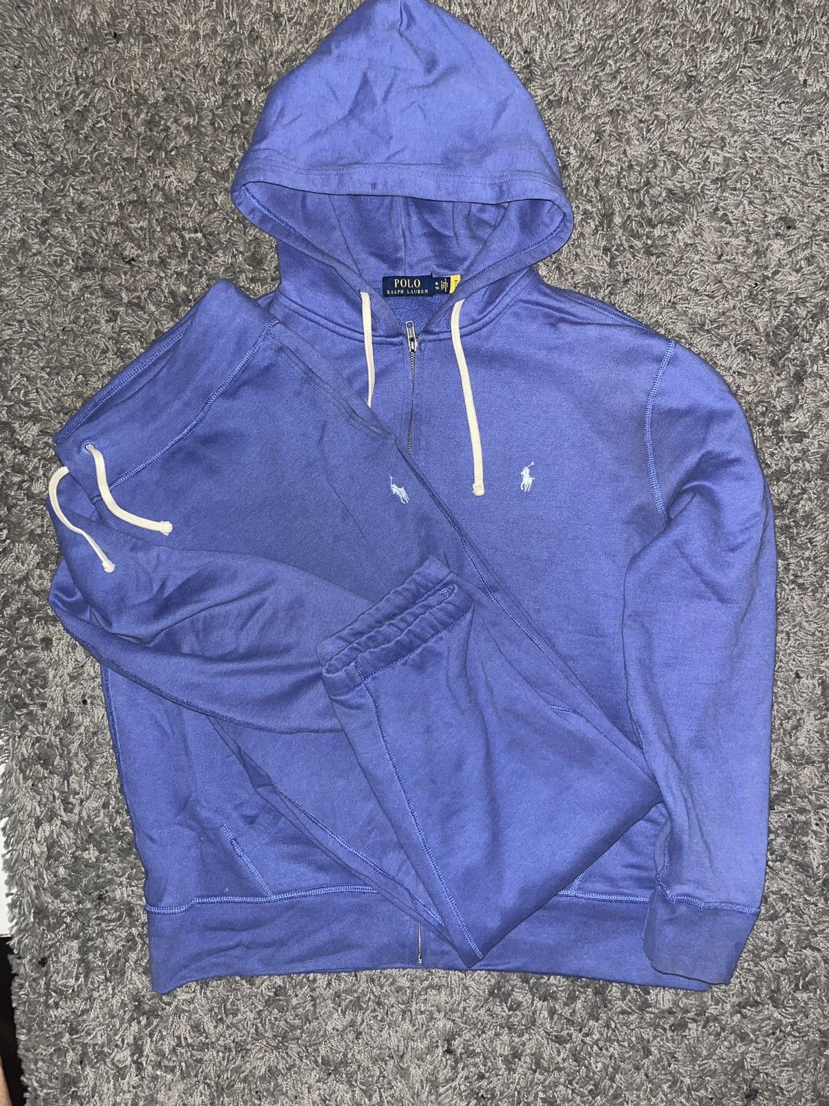 Polo Ralph Lauren Blue polo sweatsuit Grailed