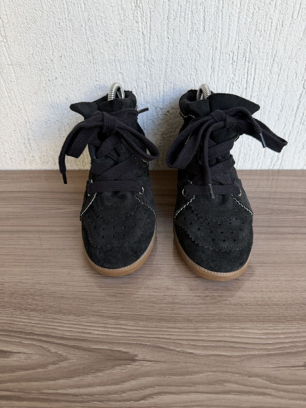 Isabel Marant Etoile Suede bobby wedge sneakers Size US 5 / IT 35 - 5 Thumbnail