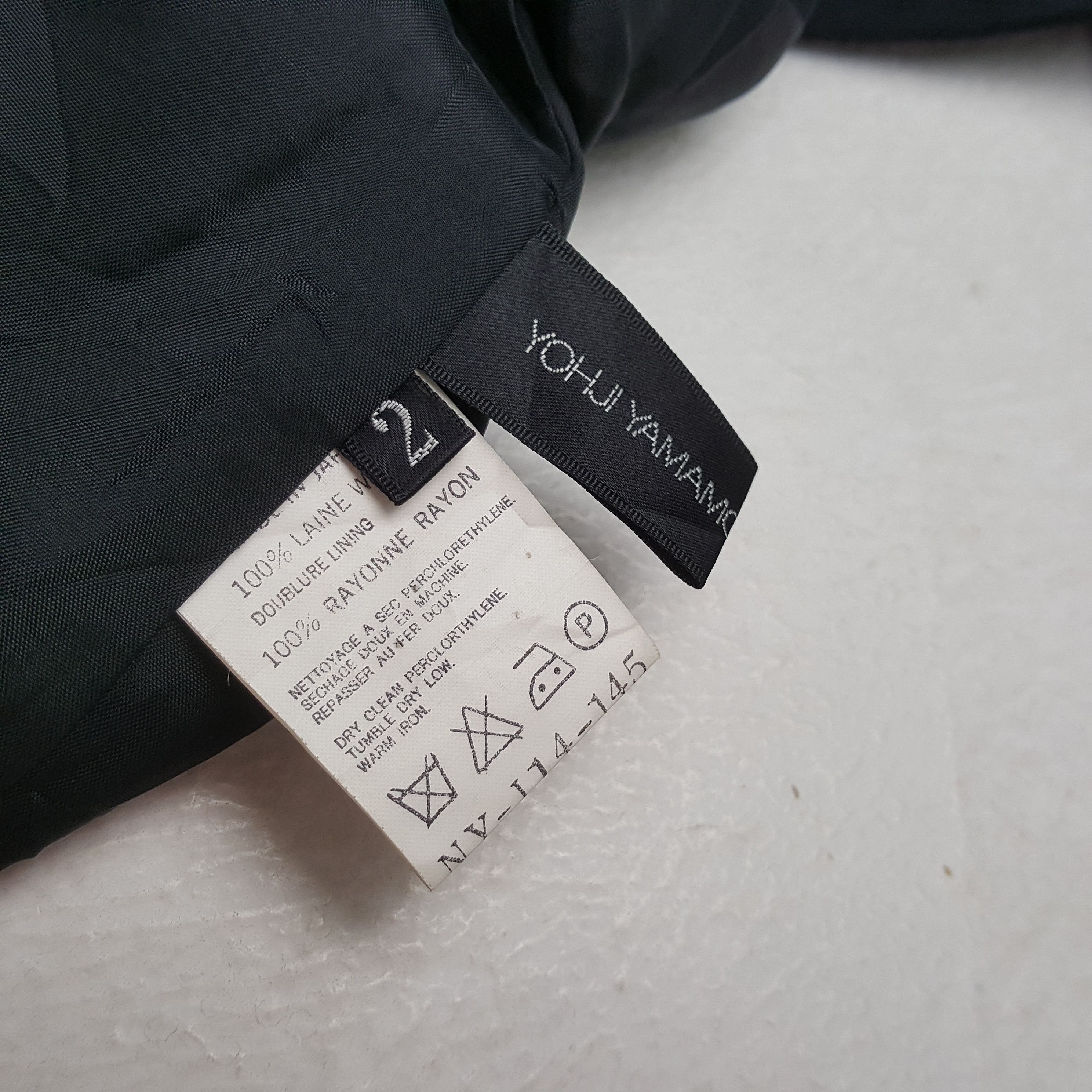 Yohji Yamamoto YOHJI YAMAMOTO Japanese Fashion Designer Blazer Jacket Size XXS / US 00 / IT 34 - 7 Thumbnail