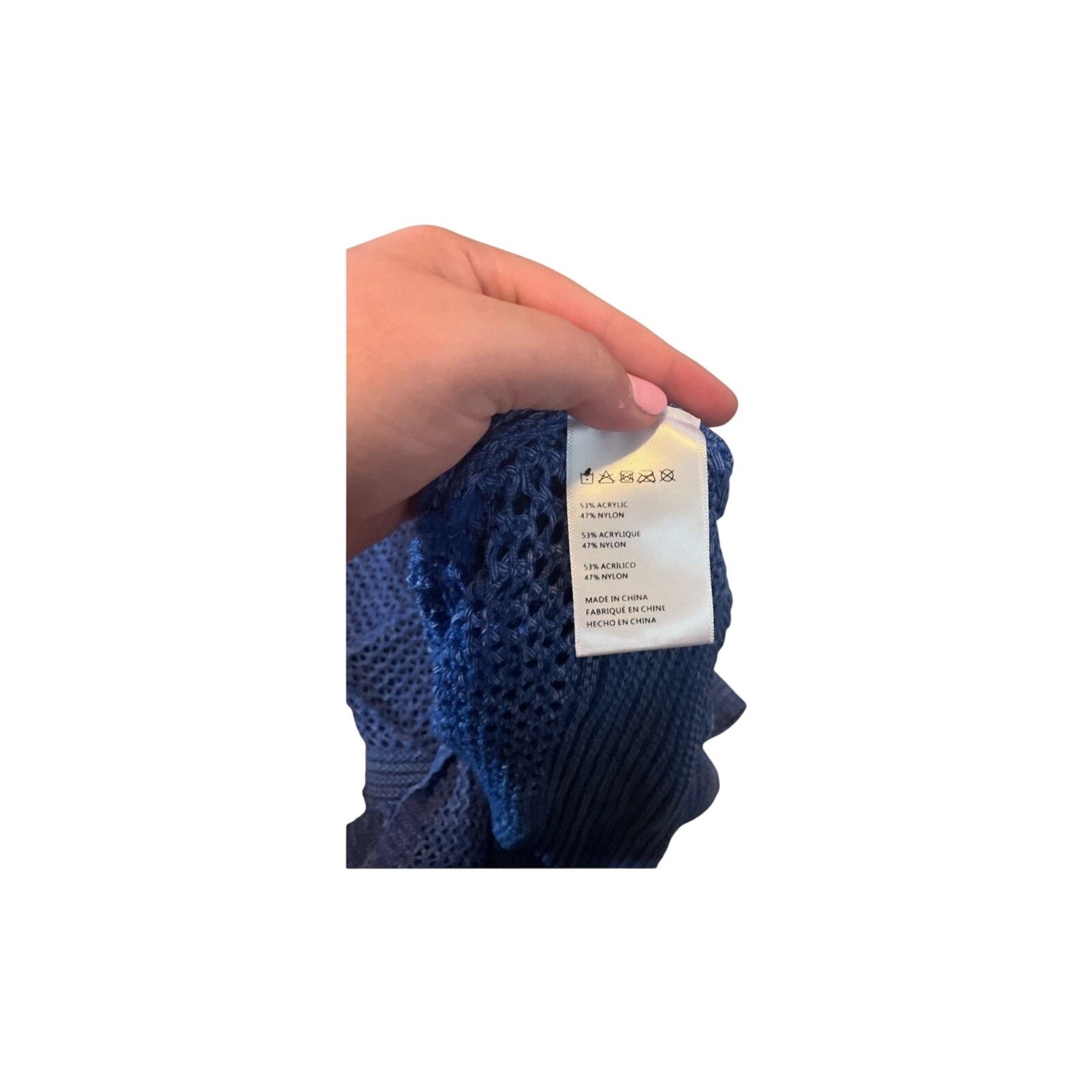 Anthropologie Anthropologie Sweater Women One Size Blue NWOT Size ONE SIZE - 4 Thumbnail