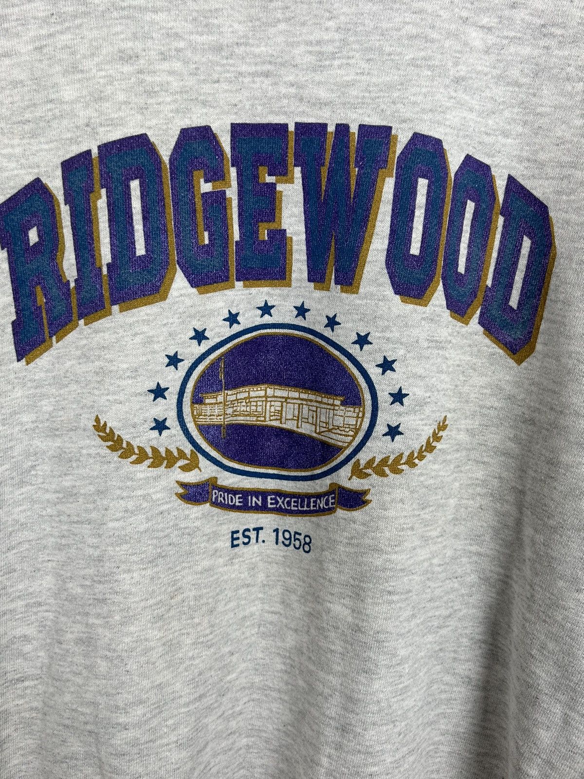 Vintage 80s Vintage Ridgewood New Jersey Sweatshirt Crewneck Size US S / EU 44-46 / 1 - 2 Thumbnail