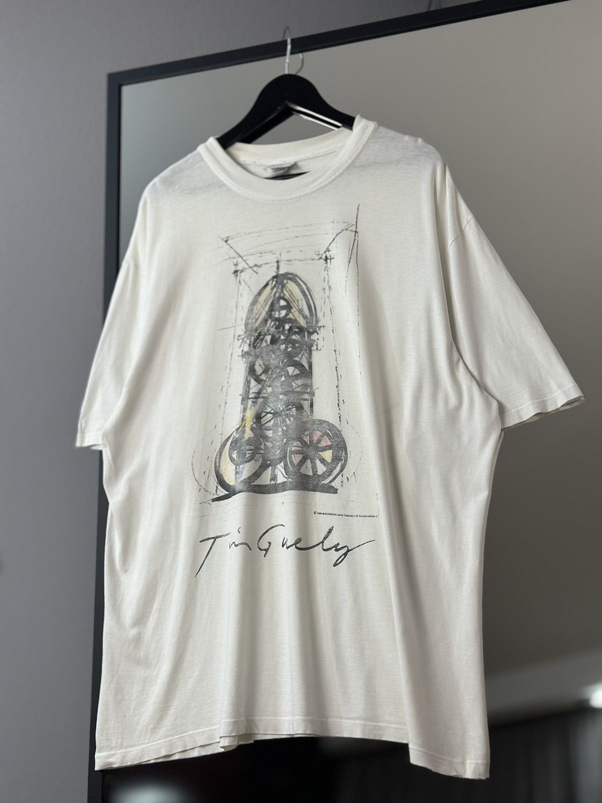 Band Tees VTG Vintage 1996 SUCCESSION JEAN TINGUELY ET FLAMMARION 4 Size US XXL / EU 58 / 5 - 3 Thumbnail