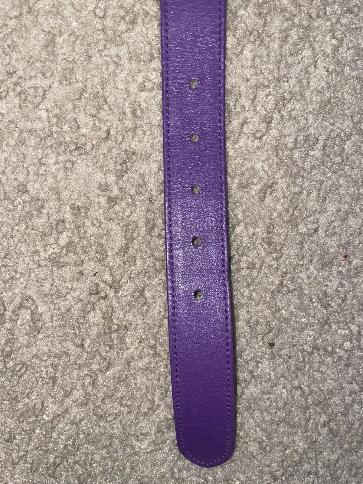 Versace Gianni Versace Vintage Purple Belt Size ONE SIZE - 7 Thumbnail