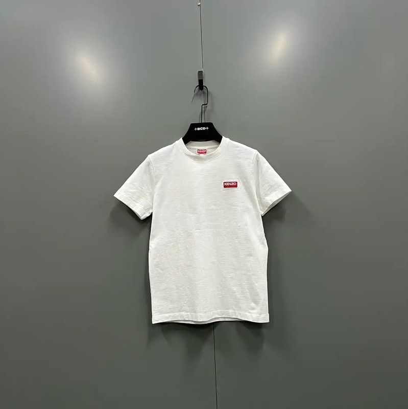 Kenzo KENZO White Cotton Short Sleeve T-Shirt 0089 Size XS / US 0-2 / IT 36-38 - 1 Thumbnail