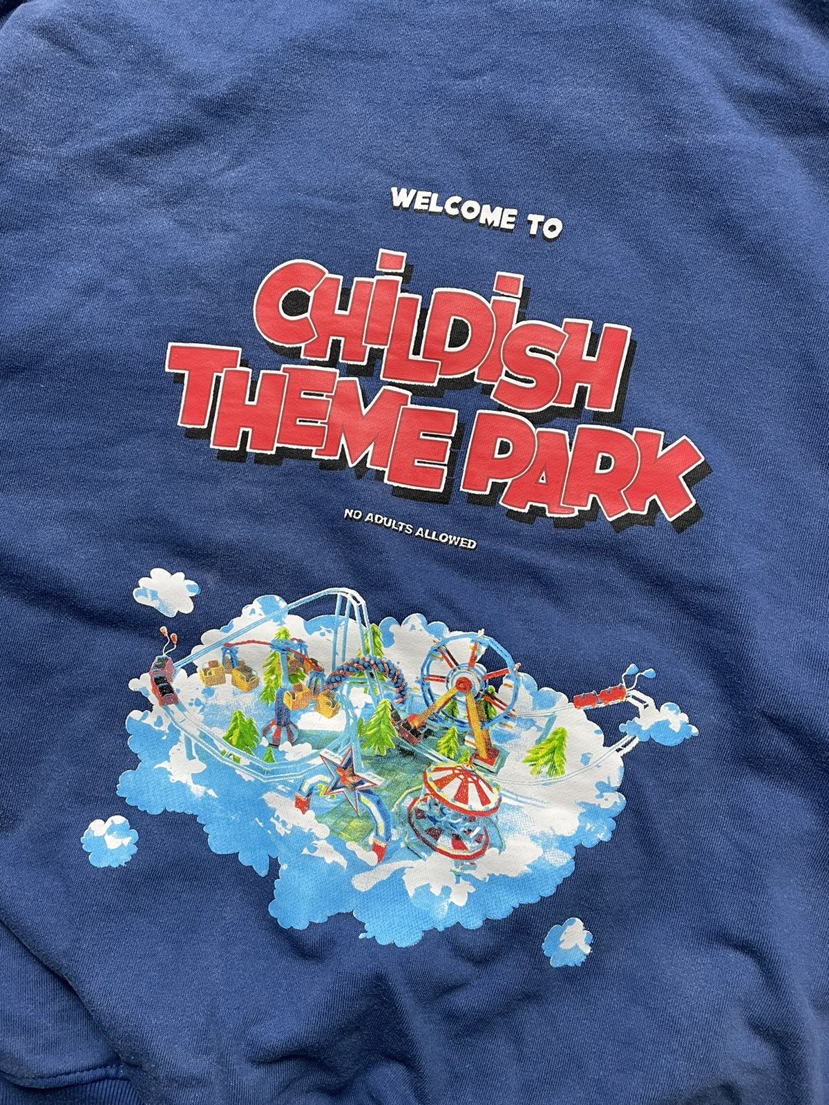 CHILDS Vintage rare Y2k Childish Theme Park TGF Bro Hoodie Size M Size US M / EU 48-50 / 2 - 9 Thumbnail