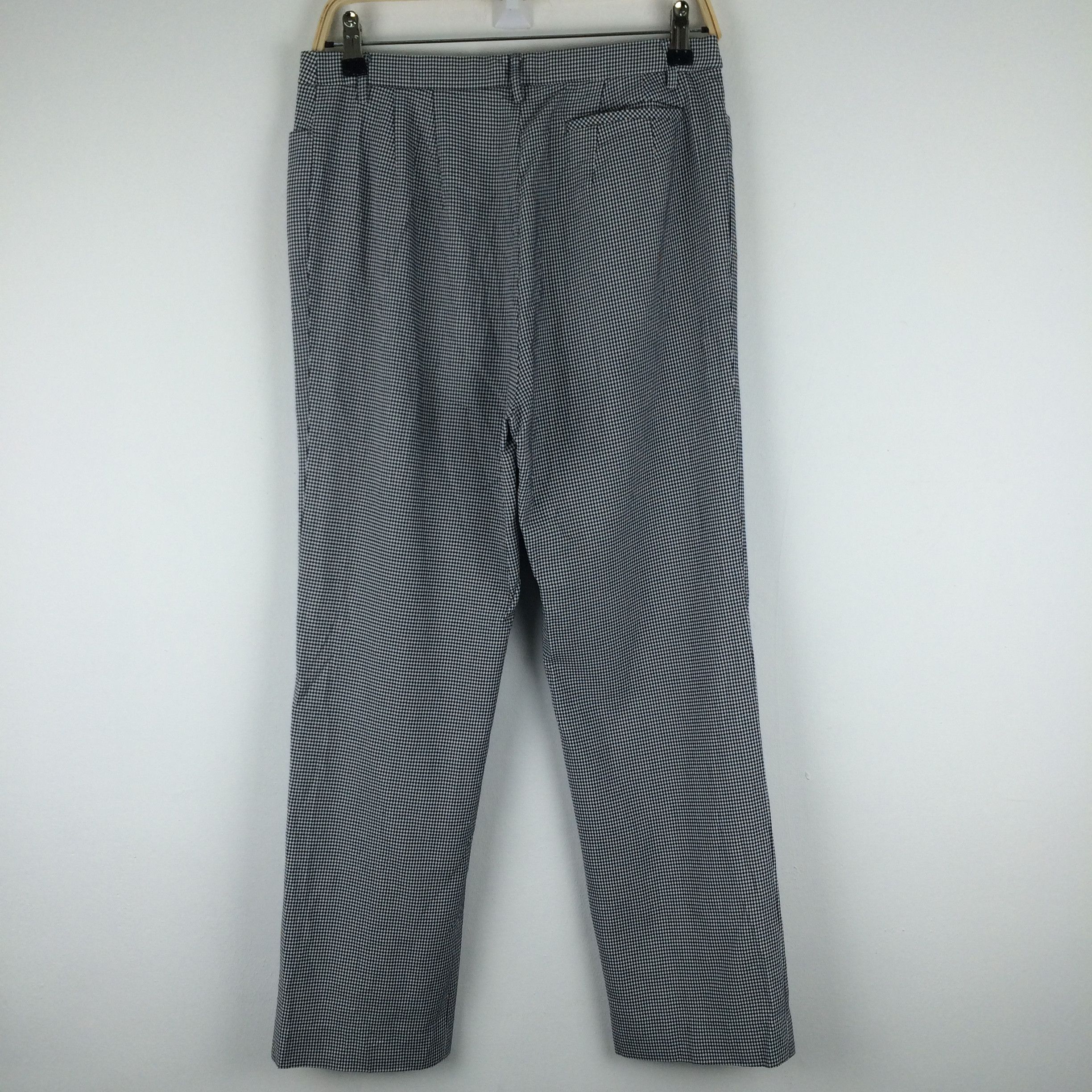 Designer × Junko Shimada X166 JUNKO SHIMADA X MUSINGWEAR HOUNDSTOOTH PANTS Size 31" - 4 Thumbnail