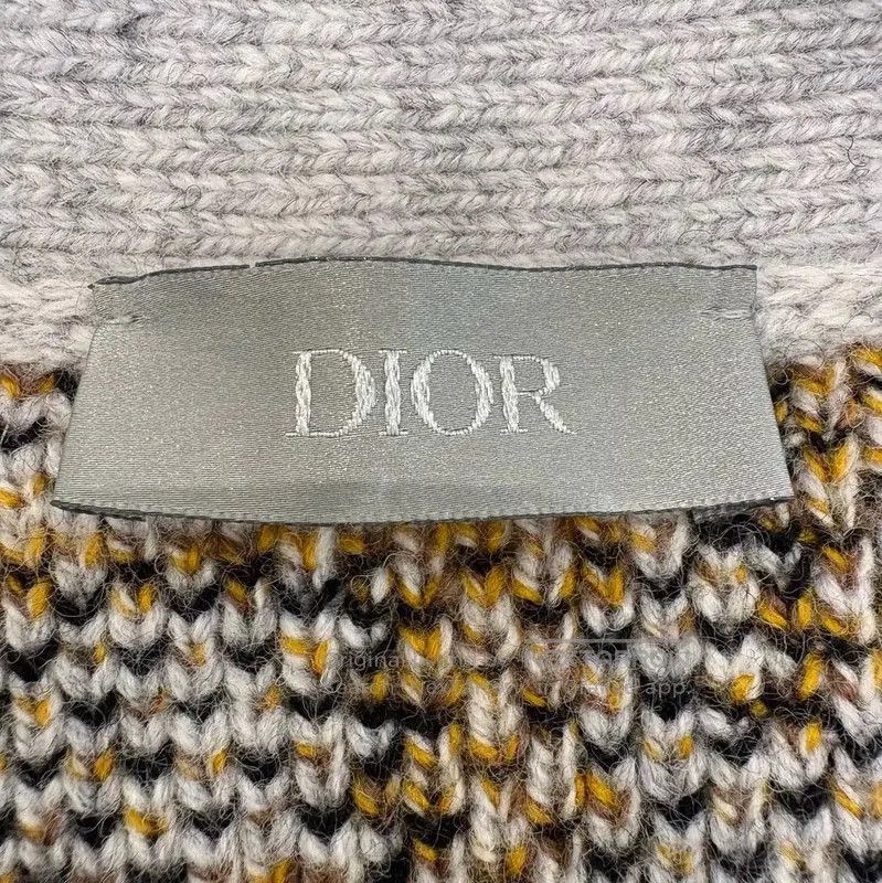 Dior Dior Gray Wool Long Sleeve Cardigan . Size M / US 6-8 / IT 42-44 - 6 Thumbnail