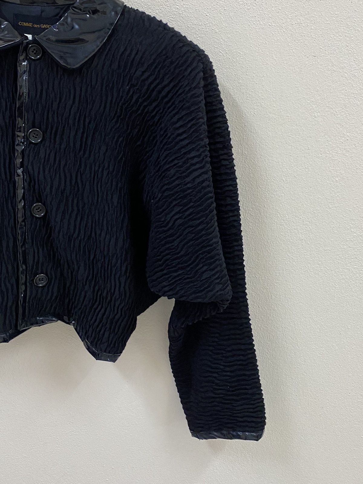 Comme des Garcons AD Winter 1991 Comme Des Garcons Pleating Croptop Jacket Size S / US 4 / IT 40 - 3 Thumbnail