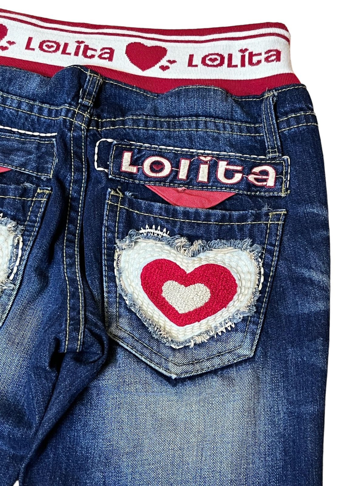 Japanese Brand Y2K FASHION YOSHITOMO NARA LOLITA DRAWSTRING WAIST JEANS Size US 32 / EU 48 - 8 Thumbnail