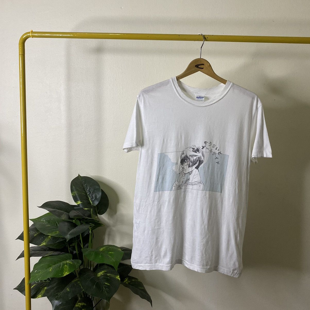 Anime Vintage Y2K Poolside Suicide Japanese Illustrated Comic Tee Size US S / EU 44-46 / 1 - 1 Thumbnail