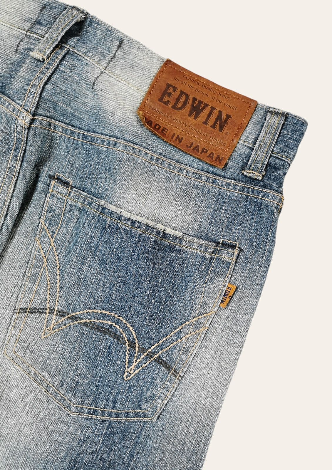 Edwin Vintage New Edwin 505v Selvedge Baggy Jeans Size US 35 - 5 Thumbnail