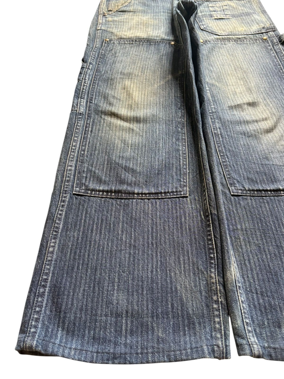 Japanese Brand Vintage Japanese Brand Mud Wash Hickory Baggy Carpenter Jean Size US 32 / EU 48 - 6 Thumbnail