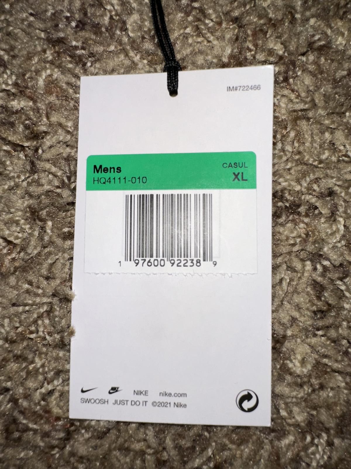 Nike NikeLab Men’s Worldwide Headquarters WHQ Black Short Sleeve T-Shirt Sample Size US XL / EU 56 / 4 - 9 Thumbnail