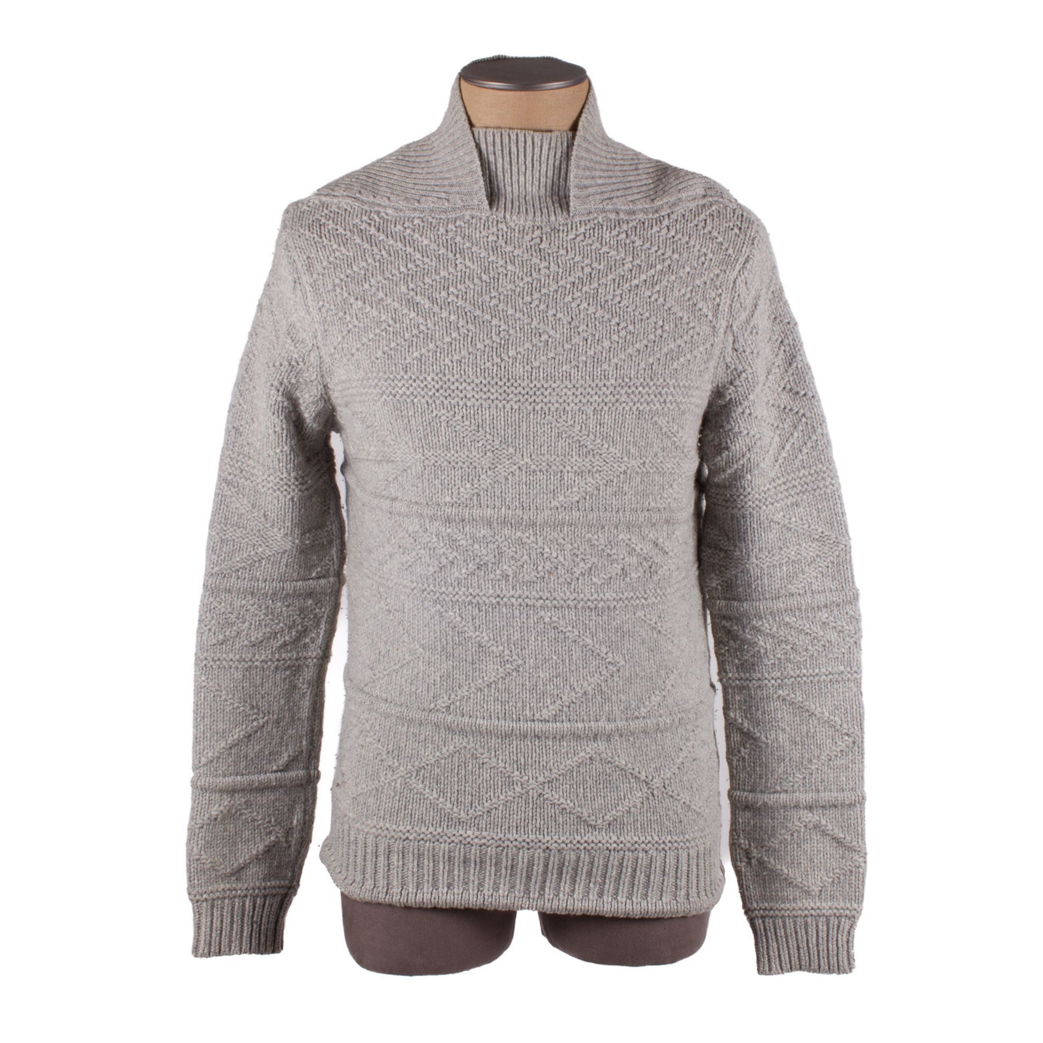 Raf Simons RAF SIMONS AW 06-07 Archive Grey Multi Cable Knit Sweater Size US M / EU 48-50 / 2 - 2 Thumbnail