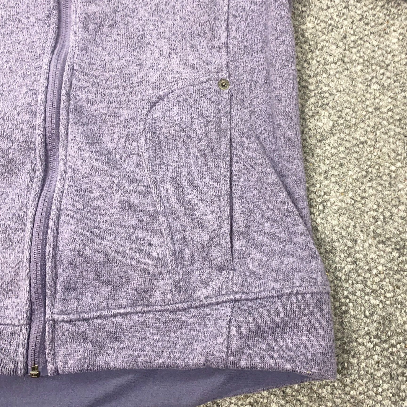 Avalanche Avalanche Jacket Womens L Purple Fleece Full Zip Pocket Thumb Holes Size L / US 10 / IT 46 - 2 Thumbnail